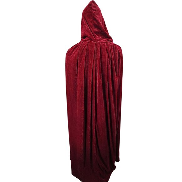 LuckyMjmy Velvet Wizard Robe with Satin Lined Cloak - Picture 3 of 10
